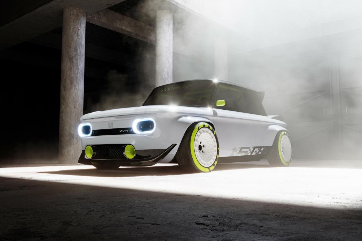 Der NSU EP4 trägt eine E-Maschine vom Audi e-tron im Heck - die 240 PS leistet. | Foto: Audi